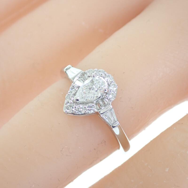 no brand  #12.5(JP Size) ring Pt950Platinum Women