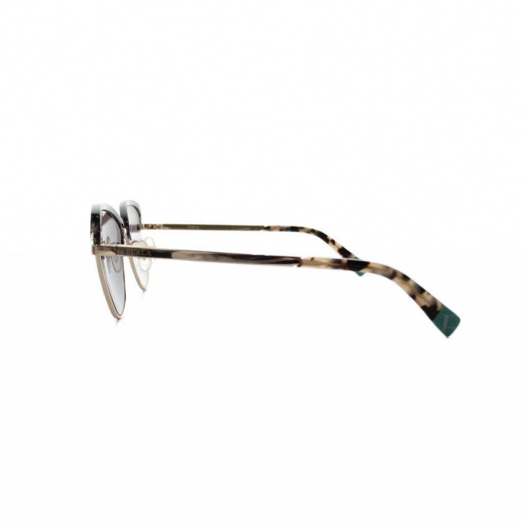 Used FURLA Sunglasses 5418 Beige Light Blue Light Blue SFU223J COL.0705 /AN8