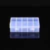10-Compartment Thickened PP Plastic Jewelry Organizer for Earrings & Necklaces, Dustproof & Transparent