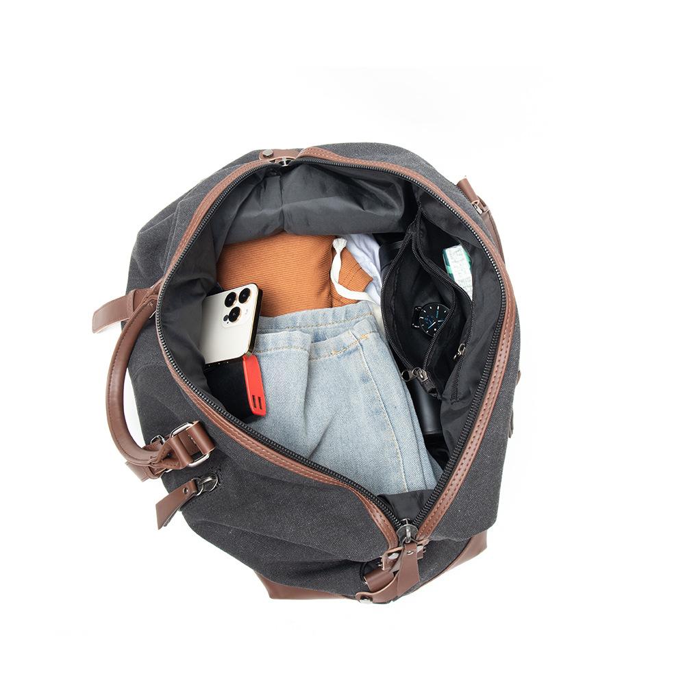 Новая дорожная сумка большой вместимости для отдыха на открытом воздухе для мужчин и женщин, холщовая наплечная ручная дорожная сумка