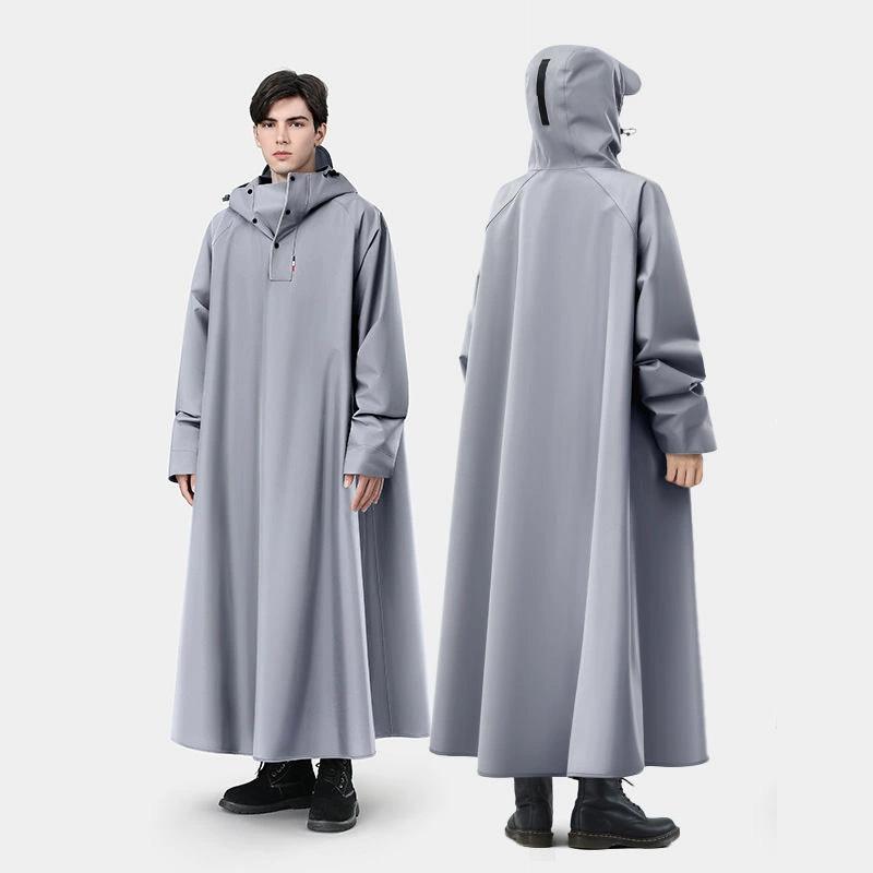 1 шт. Взрослый водонепроницаемый дождевик для мужчин и женщин, цельный утолщенный дождевой плащ-пончо для электромобиля, мотоциклетный дождевик