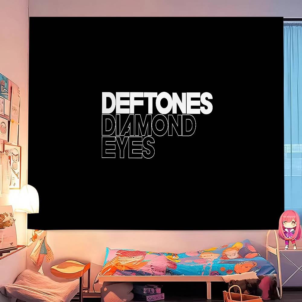 Band DDeftones Music DIY Wall Tapestry For Living Room Home Dorm Decor Wall Art Decor
