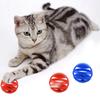 Полый Мячик-Игрушка для Кошек с Рисунком Кошки Интерактивный Звенящий Мячик Игрушки для Кошек Мячик-Колокольчик для Кошек Игра