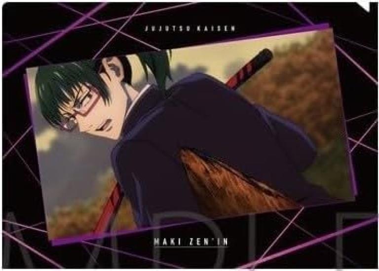 Jujutsu Kaisen Прозрачный файл Маки Зенин Официальный мерч - (Фото сцены) -