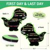First and Last Day of School Chalkboard Sign with 4 Chalk Markers -12''×11'' Double Sided Back to School Sign Photo Prop for Preschool Kindergarten