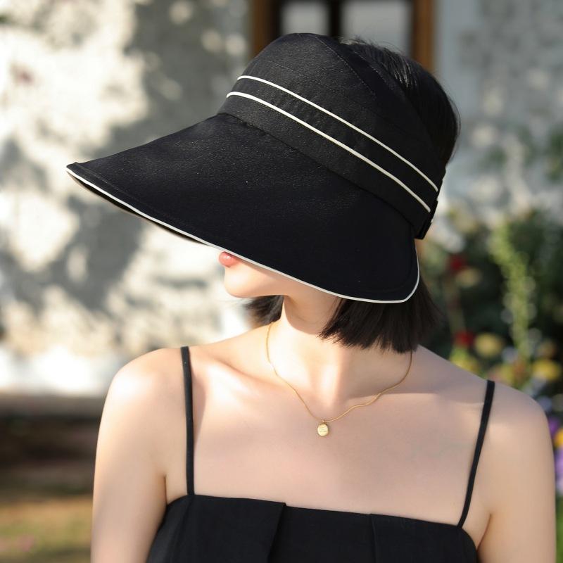 Female Uv Protection Sun Hat Big Brim Sun Hat Outdoor Travel Beach Hat