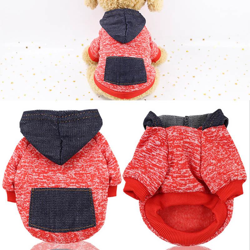 1 комплект подарков, пальто, одежда из хлопка, зимняя вечеринка для домашних животных, мягкая куртка с капюшоном, новое поступление, одежда для собак, щенков и домашних животных, красивая осень