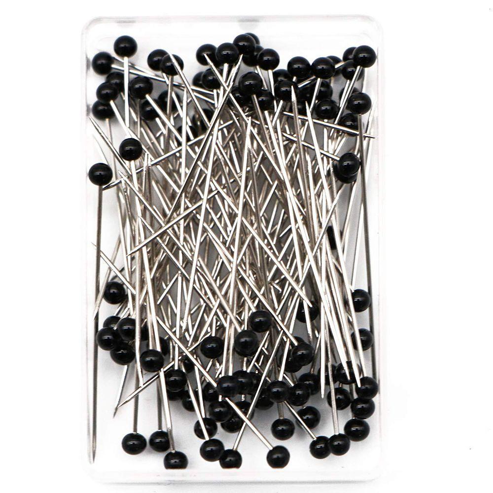 DIY Fashion Bead Glass Head Colored Stitch Safety Pin Sewing Needles Knitting Pin Dressmaking Pins