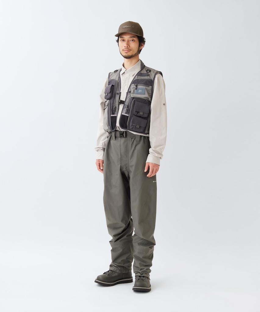 Snow Peak Oreti Vertical Pocket Vest Outerwear Vest GREY L EP-VT-26SU001 Mid-layer Men's Women's