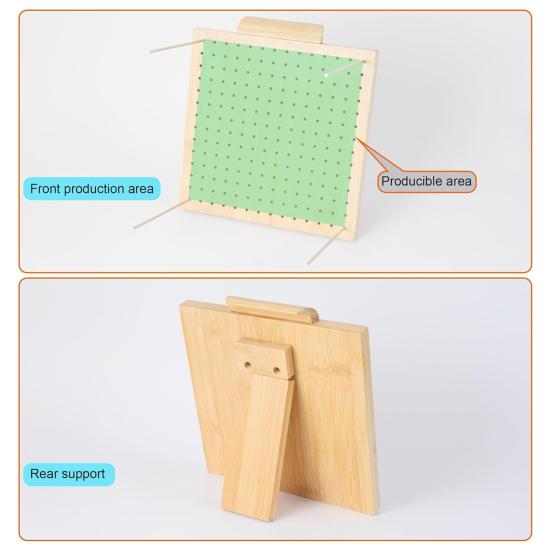 1 комплект блокировочной доски для вязания крючком с 10 штифтами из нержавеющей стали DIY Solid