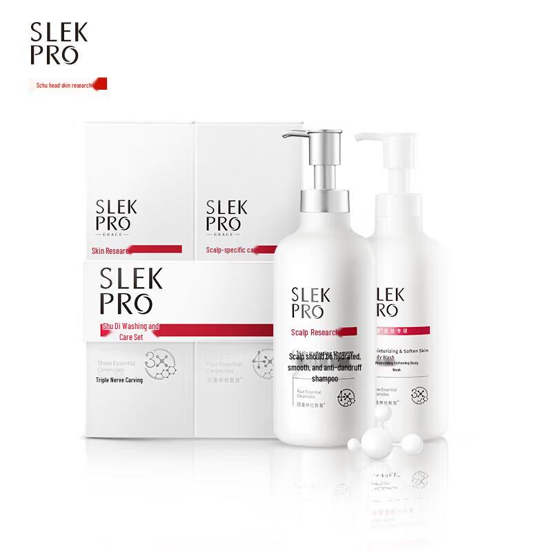 Slek PRO Refreshing Shampoo & Hydrating Body Wash Set