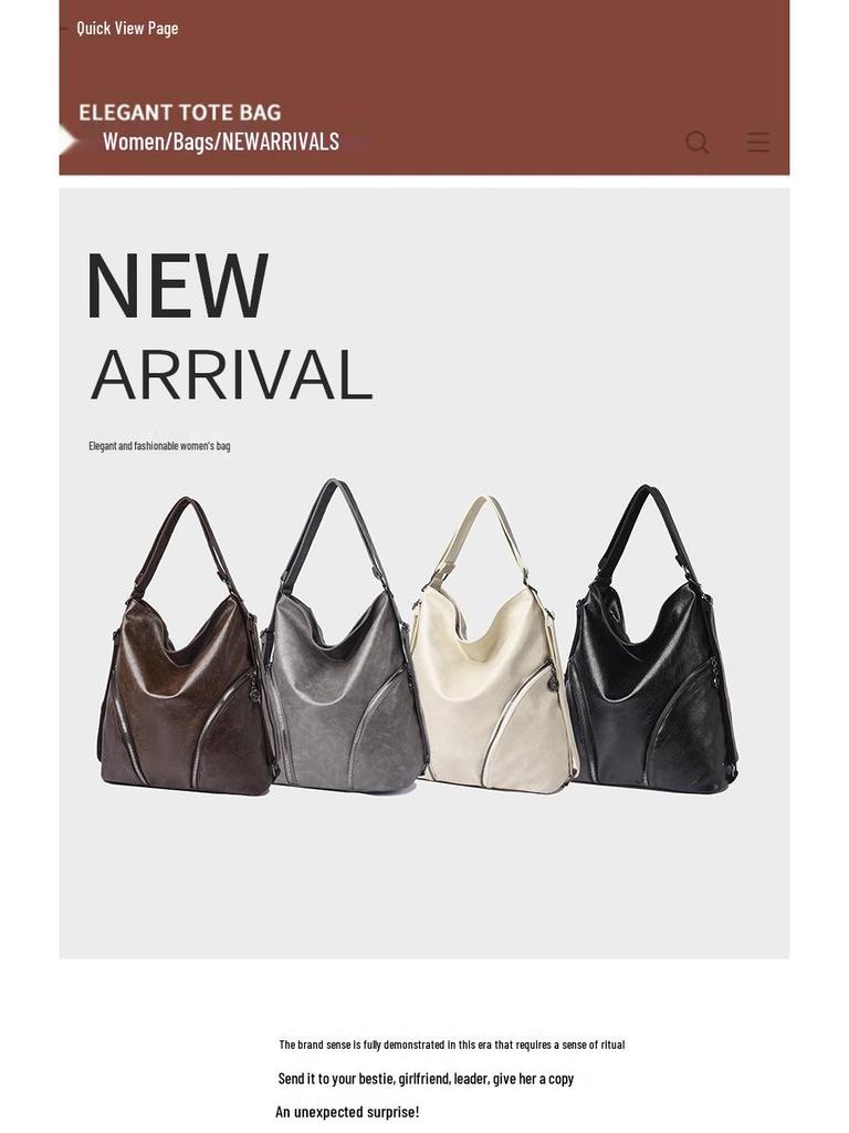 Women's Versatile Luxury Backpack: Large Capacity Textured Shoulder & Crossbody Tote Bag