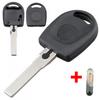 Remote Car Key Shell Transponder Key Case with ID48 Chip Fit for VW Polo Golf / SEAT Ibiza Leon / SKODA Octavia