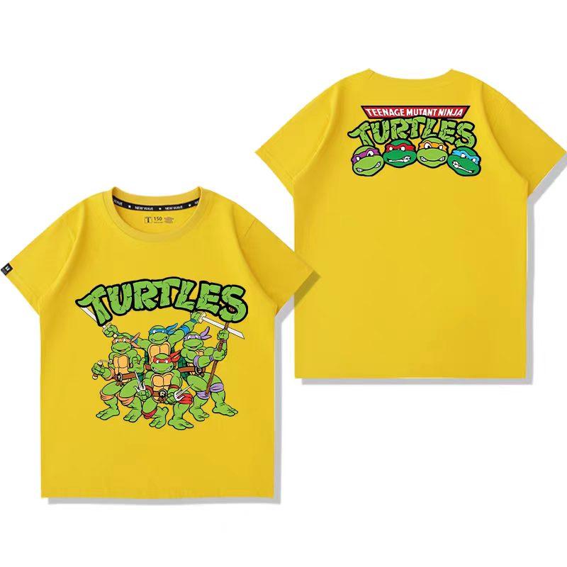 Bestseller Nick Teenage Mutant Ninja Turtles Cartoon Kids Cute Soft Comfortable Boys and Girls TShirt Short Sleeve