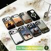 Чехол в стиле вестерн для iPhone 17, 16, 15, 14, 13, 12, 11 Plus, Pro, магнитный, с поддержкой беспроводной зарядки MagSafe