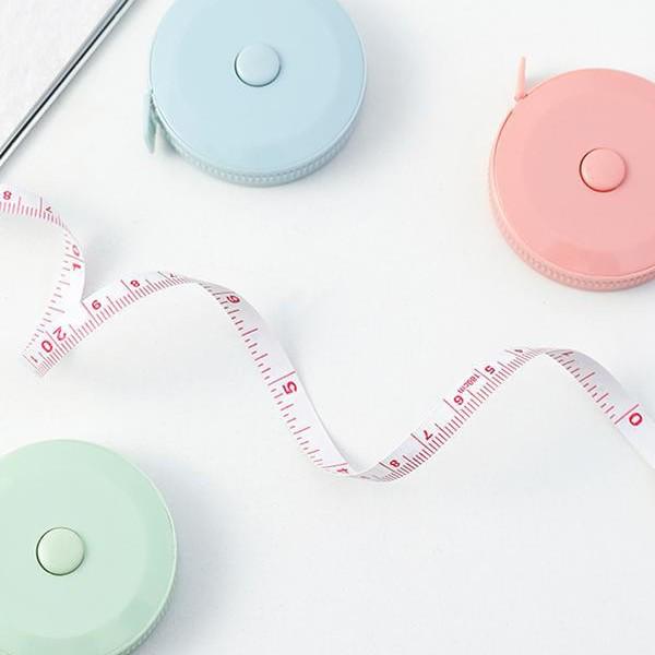 Mini Leather Tape Measure: Soft, Multifunctional, Cute, Three Sizes for Waist and Chest Circumference, Tailor's Cloth Ruler.