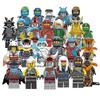 Набор из 24 шт. мини-фигурки Ninjago Kai Jay Sensei Wu Master Building Blocks Toys