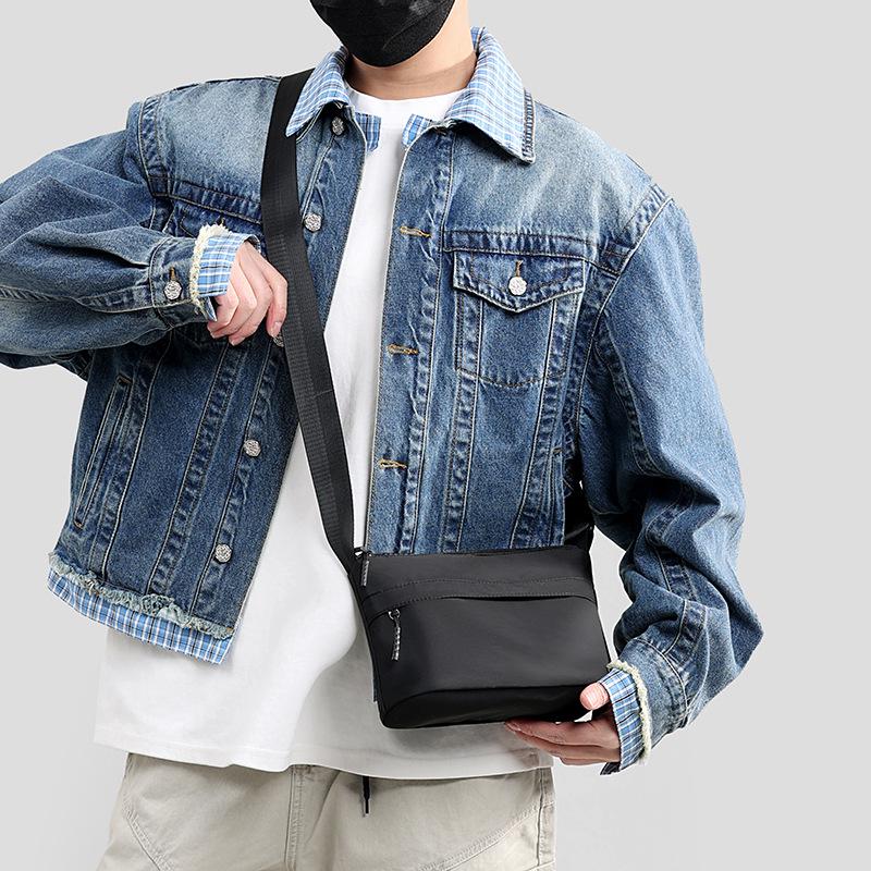 Трендовая мужская сумка через плечо: Спортивный и дорожный рюкзак большой вместимости