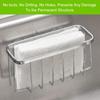 Kitchen Sponge Holder Stainless Steel Sink Basket Sorage Braket Rustproof Waterproof Liquid Drainer