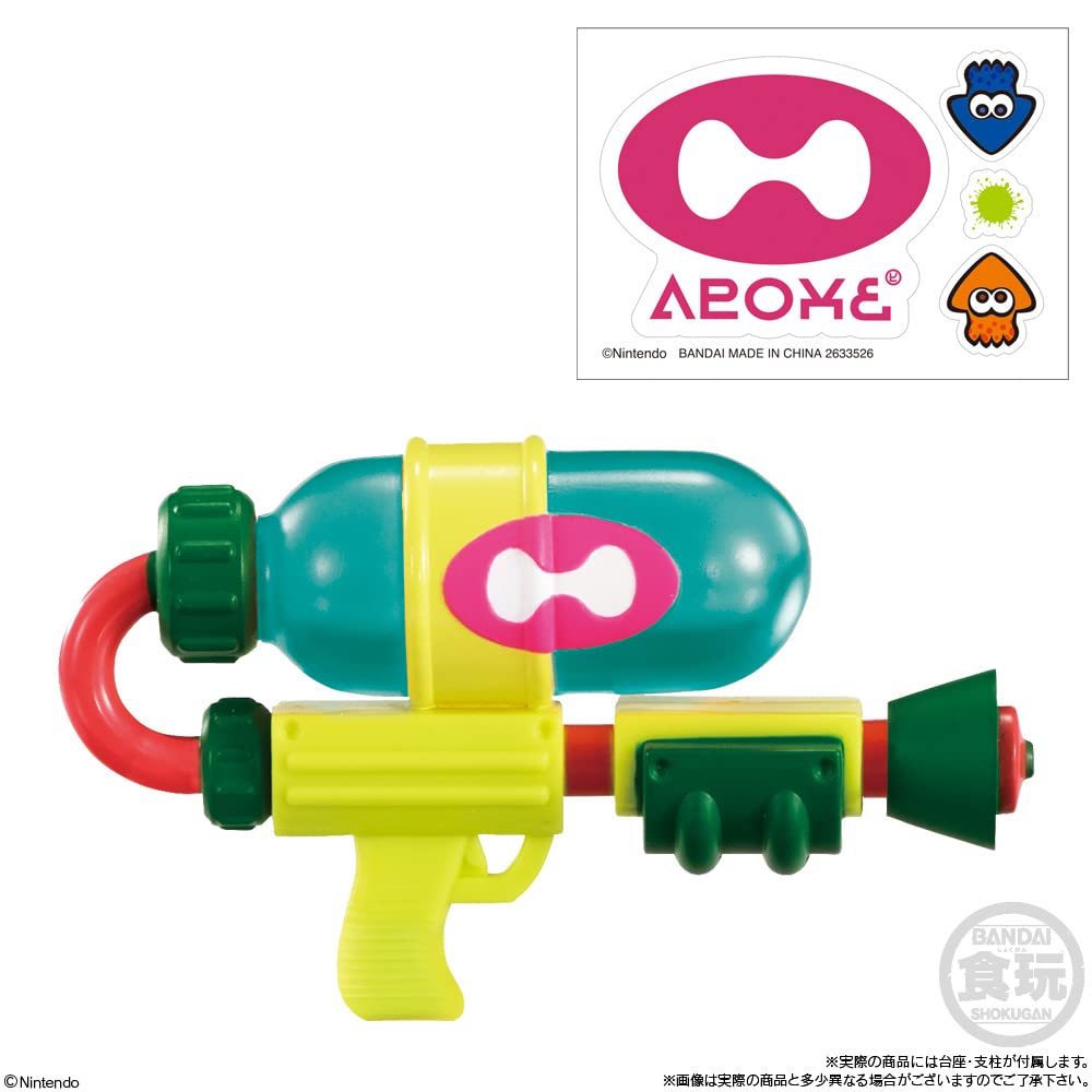 Splatoon Weapon Collection Ikasu Reprint with Stickers Candy Gum (8 Pieces) Toys/Chewing (Splatoon)