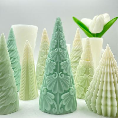 Рождественские Diy трехмерные формы для ароматерапии, свечи, орнамент, силиконовые формы, пластырь 3D