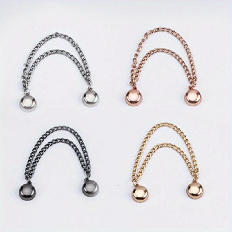 4 шт./1 шт. Цепочка магнитная присоска штанины анти-сглаживающий фиксирующий магнит штанины без шва длина и укорачивание