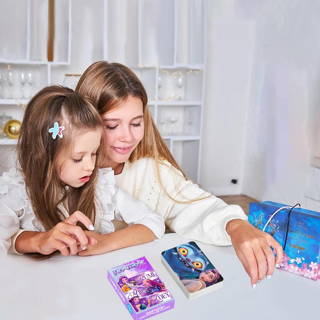 96 Двусторонних цветных фотокарточек HD с персонажами аниме, Коллекционные карточки с аниме-периферией, Наклейки и Поздравительные открытки