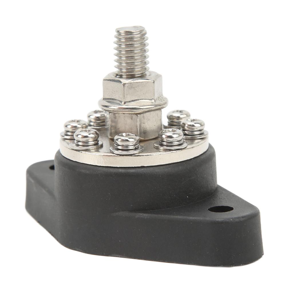 Power Distribution Block 8 Terminal 3 8in M10 12V‑48V 160A Universal for Cars RVs Boats Trucks
