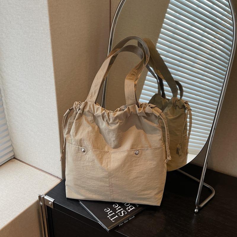 Casual Big Bag Women's New Fashionable Versatile Cloth Bag Shoulder Bag Large-capacity Class Commuter Bag