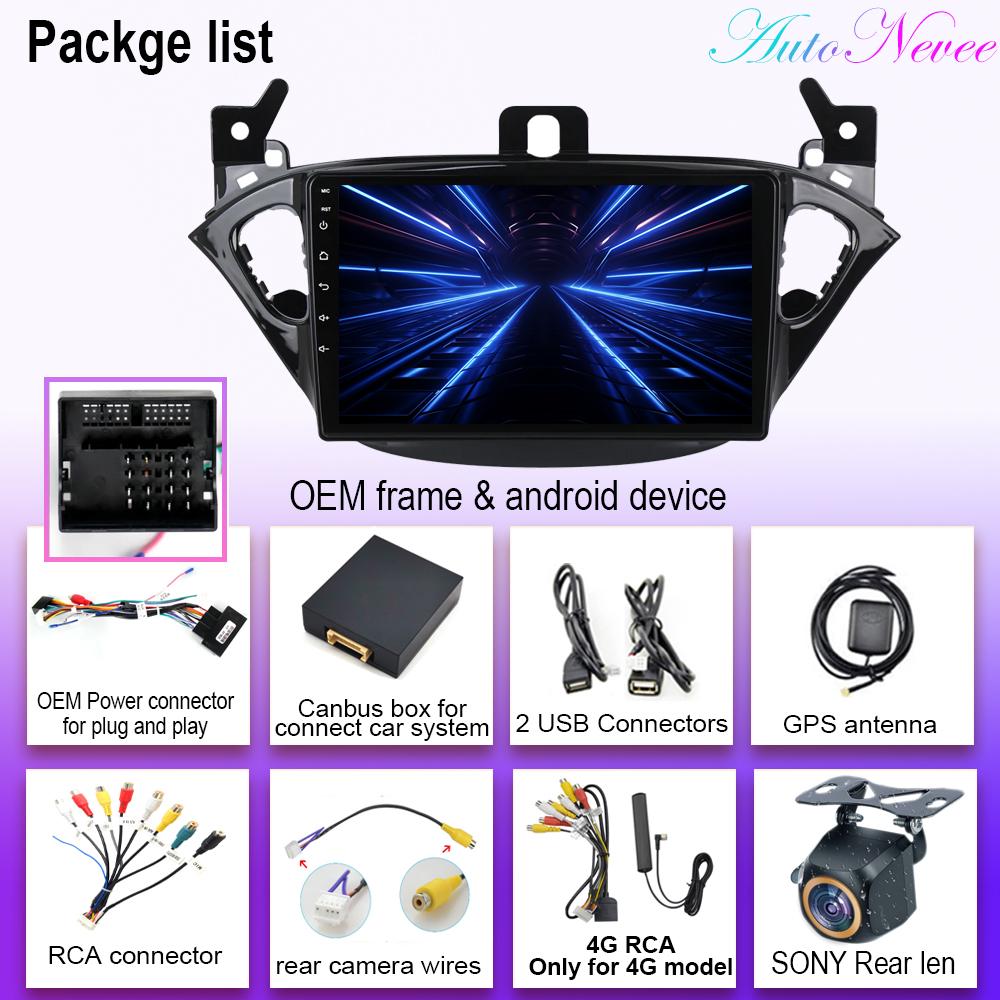 Android 14 для Opel Corsa E 2014 2015 2016 2017 2018 2019 Автомобильный радиоприемник Аудио Мультимедиа GPS-навигация Авто Стерео BT Carplay 2 Din