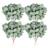 20PCS Fake Plants Silk Eucalyptus Leaf Diy Christmas Decorations Vase for Home Garden  Wedding Scrapbooking Artificial Flowers