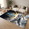 Custom Rug Cristiano Ronaldo Pattern Print Name Text Soft Non‑Slip Floor Carpet for Home Indoor Decoration