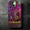 Игра «Бездомный кот» B-12 Мягкий чехол для телефона для iPhone 16 16E 17 Air 15 Pro Max 14 Plus 13 Mini 11 12 7 Черная задняя крышка