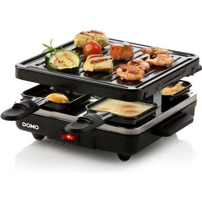 Аппарат для раклета DOMO - DO9147G - До 4 человек - Антипригарное покрытие - 600 Вт