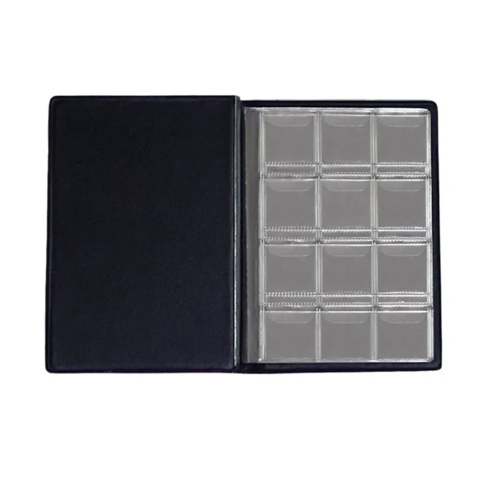 PVC Film Coin Collection Book PU Leather Storage Bags Premium Collecting Money Organizer  Gifts