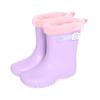Снежные ботинки для полностью дождливой холодной погоды 24 см [Arisana] детские, для девочек, водонепроницаемые, водонепроницаемые, ботинки, ботинки, ботинки, лавандовые,
