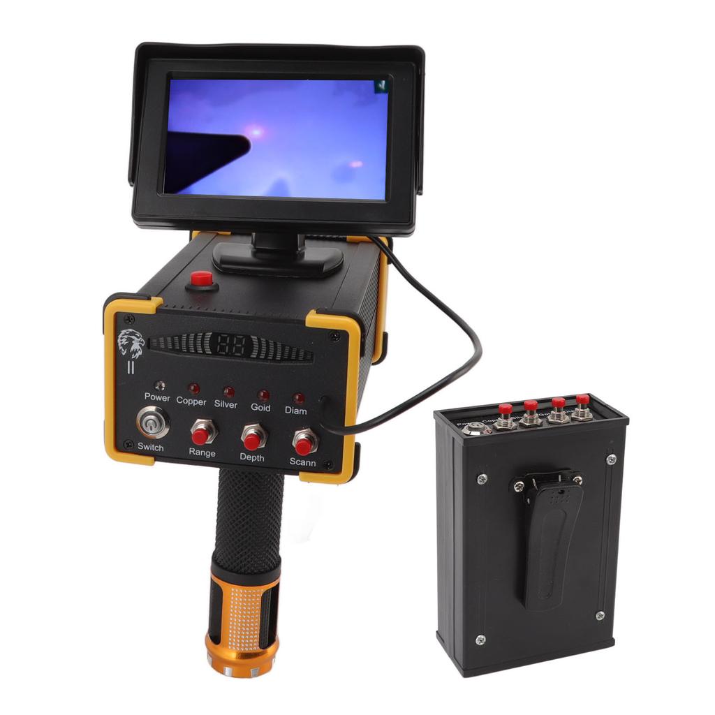 Металлоискатель глубиной 15 м, золотоискатель, сканер металла, дальность поиска 1000 м с экраном GR8000