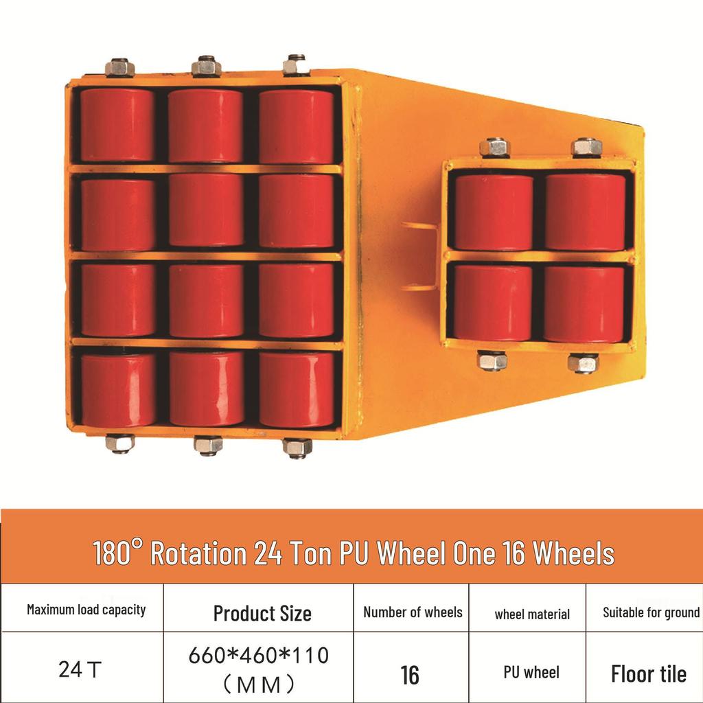 Universal 6-Ton Transport and Turning Vehicle for Heavy Objects