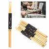 12 Pairs of 5A Wooden Drumsticks, Easy To Hold, for Drum Practice