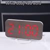 Будильник цифровой электронный умный светодиодный повтор настольный дисплей времени украшение дома 2 порта USB зарядное устройство для iPhone Android Desktop