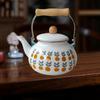 Эмалированный чайник, фарфоровый эмалированный чайник, 2,5 л, большая емкость, термостойкий чайник