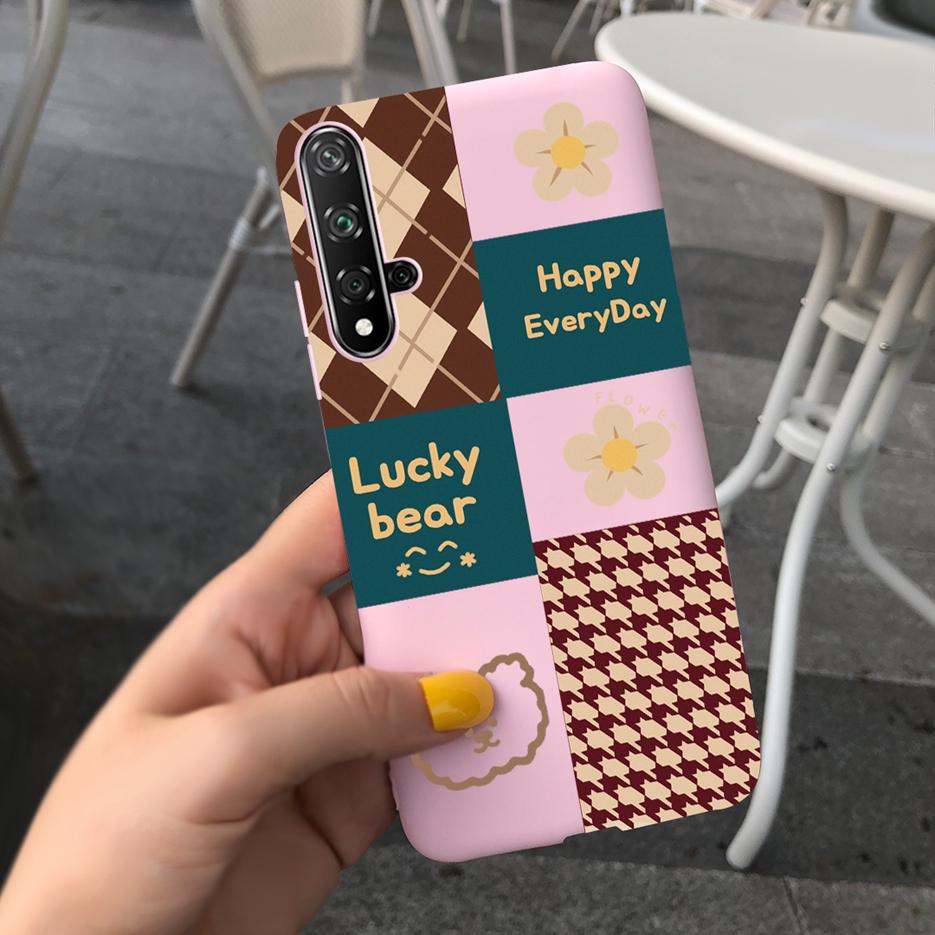 For Huawei Nova 5T Case Honor 20 Fashion Art Painted Cover Soft Slim Phone Case For Huawei Nova 5T 5 T Honor20 Back Cover Bumper