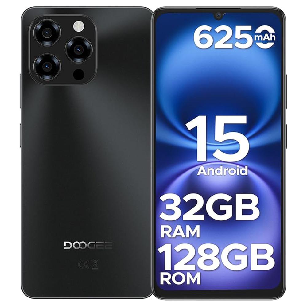 DOOGEE Note 58 Android Smartphone 16, 32(8+24) GB+128GB/2TB TF Mobile Phone, 6.75" HD+ 90Hz Screen, 6250mAh, 16MP+8MP Cell Phone Unlocked, 4G Dual SIM