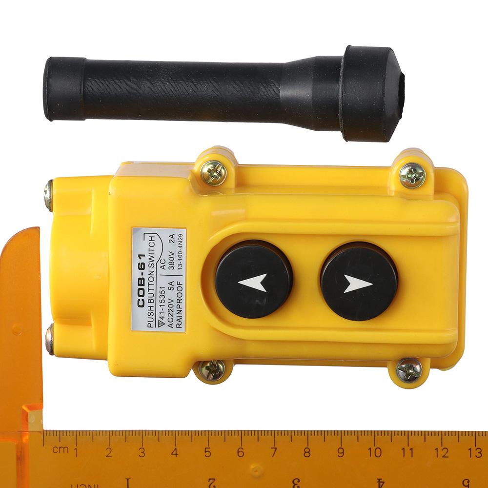Yellow Hoist Crane Switch COB-61 Crane Pendant Control Station UP Down Hoist Switch  Truck Tipper