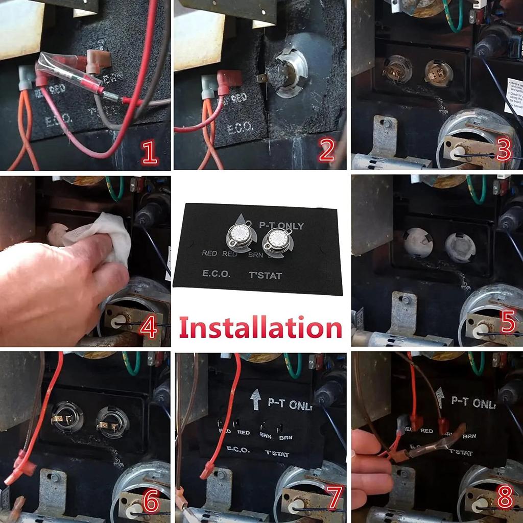 Термовыключатель водонагревателя RV с комплектом термостата ECO, Запасные части Замена для Atwood 91447 93866,