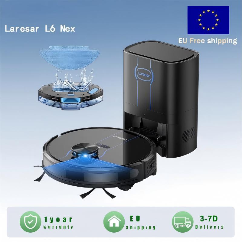 L6 Nex Sweeping Robot with 3500Pa Suction Power Self-charging Vacuum Cleaner High-performance LiDAR Navigation Robot Home Sweeping Vacuum Cleaner