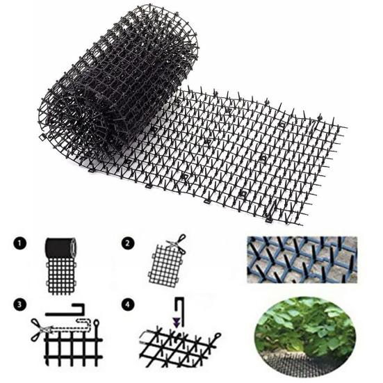 2 м садовая полоса от колючек, репеллент для кошек и собак, коврик с шипами, сетка с гвоздями