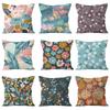 Flower Pattern Decorative Pillowcase Office Living Room Car Ornaments Home Pillowcase