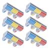 SPL-153 6Pcs Lever Wire  tors Compact Plug in Terminal Push Cable  tion 600V Quick Terminal 32A Wire  tor 3 in 15 Out Lever Nut
