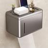 Napkin Storage Box Wall Mounted Waterproof Toilet Paper Holder Non-Drilled